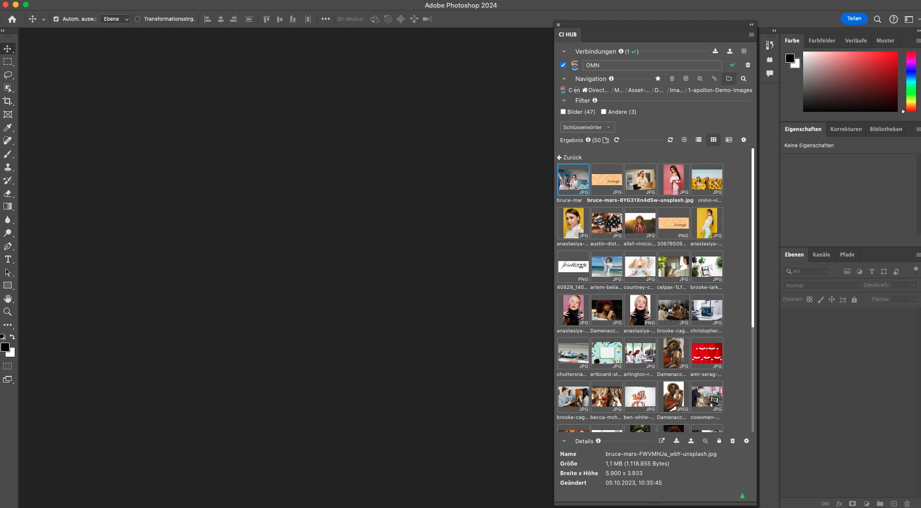 Zurück zu Photoshop