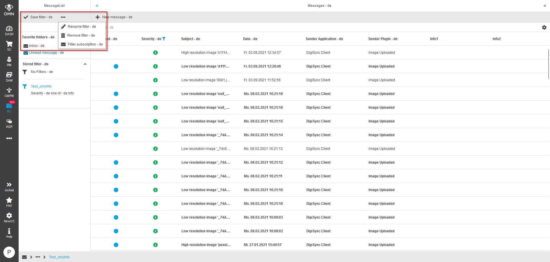 OMN EndUser MessageClient AB4
