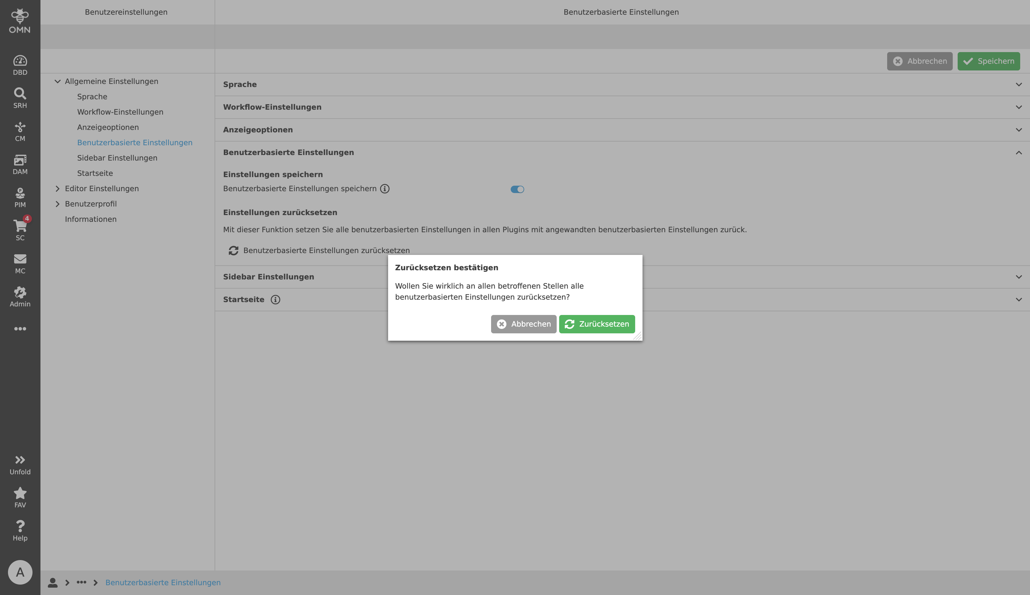 Acc UserSettings DE   UBS 02