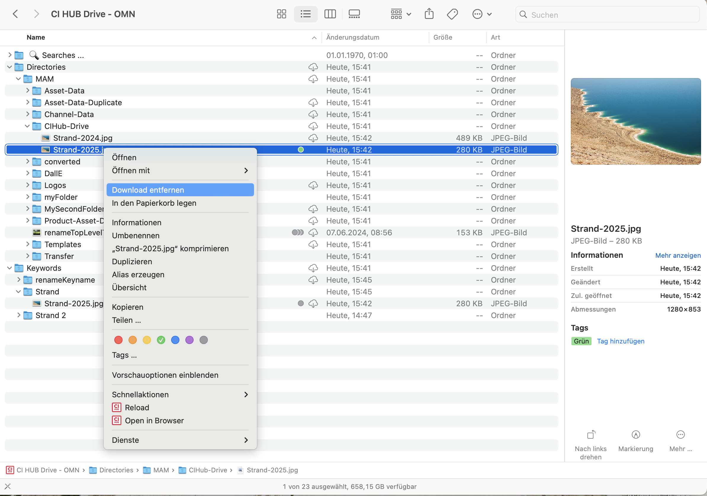 ci hub delete download