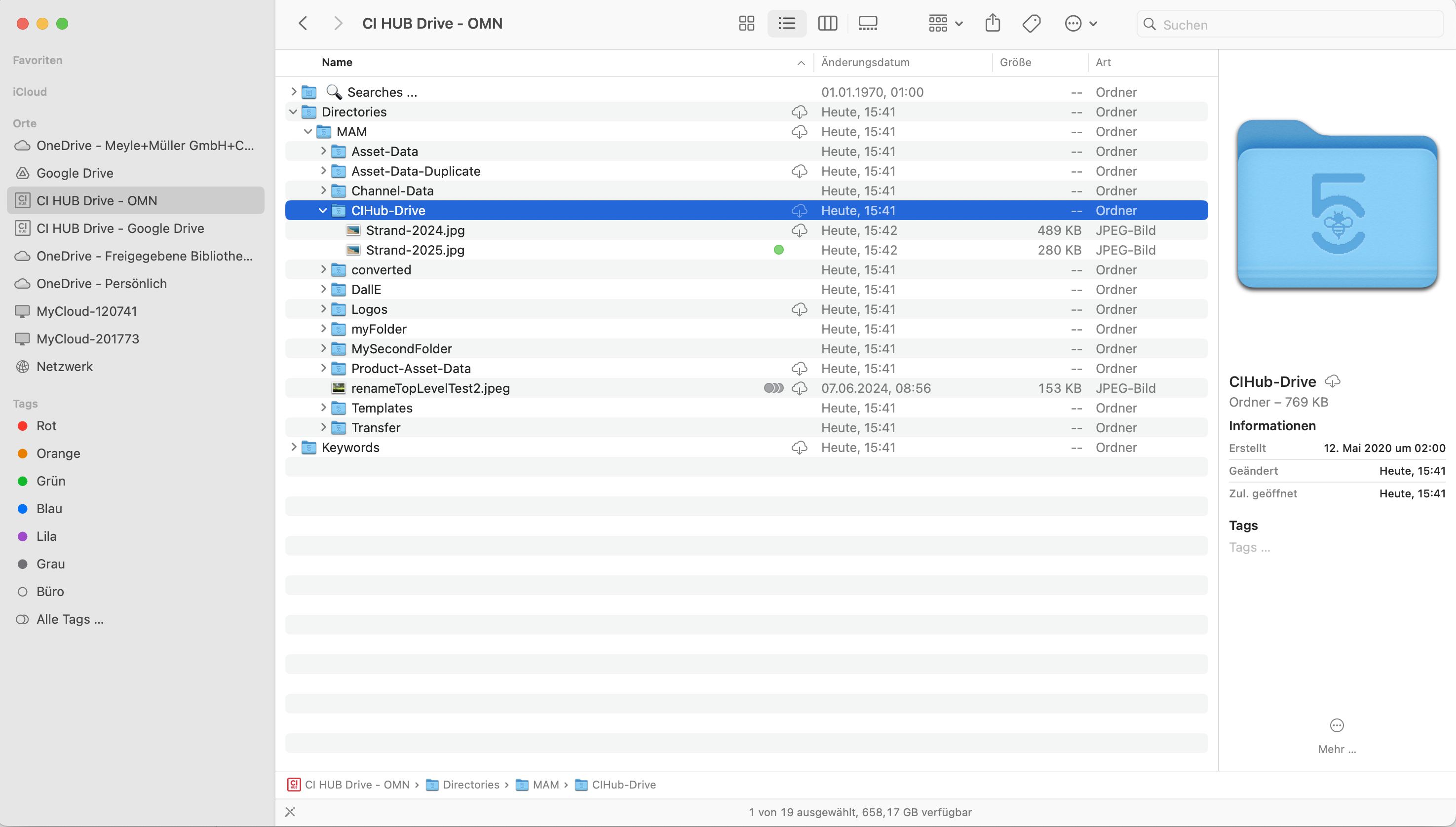 ci hub navigation drive