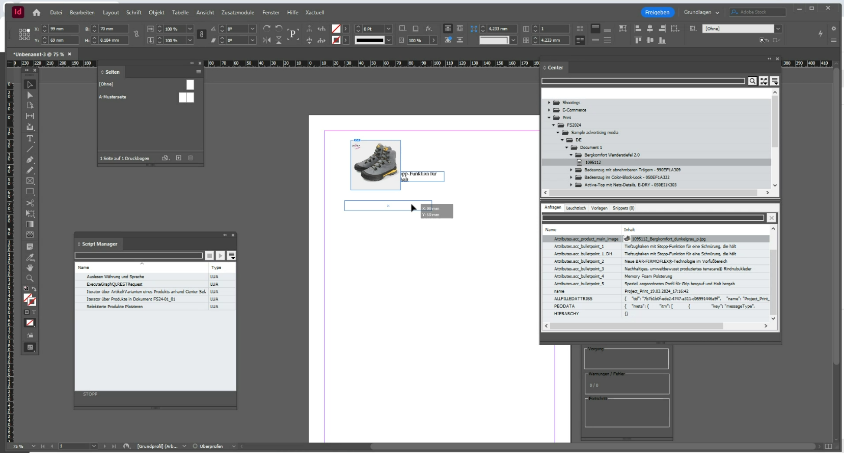 8 Platzierung Produkt Attribute