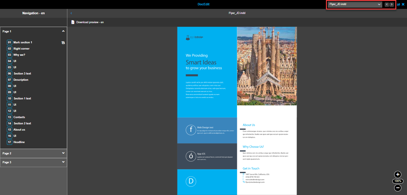 DocEdit multiple documents