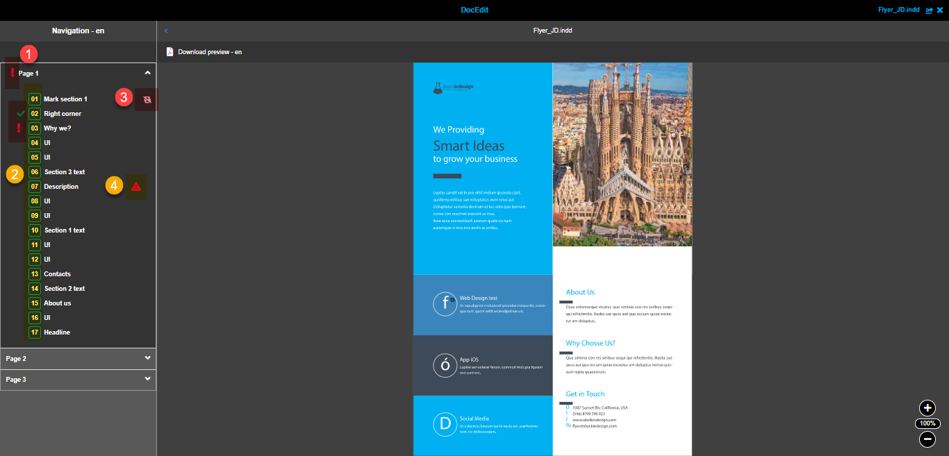DocEdit navigation not BC hints