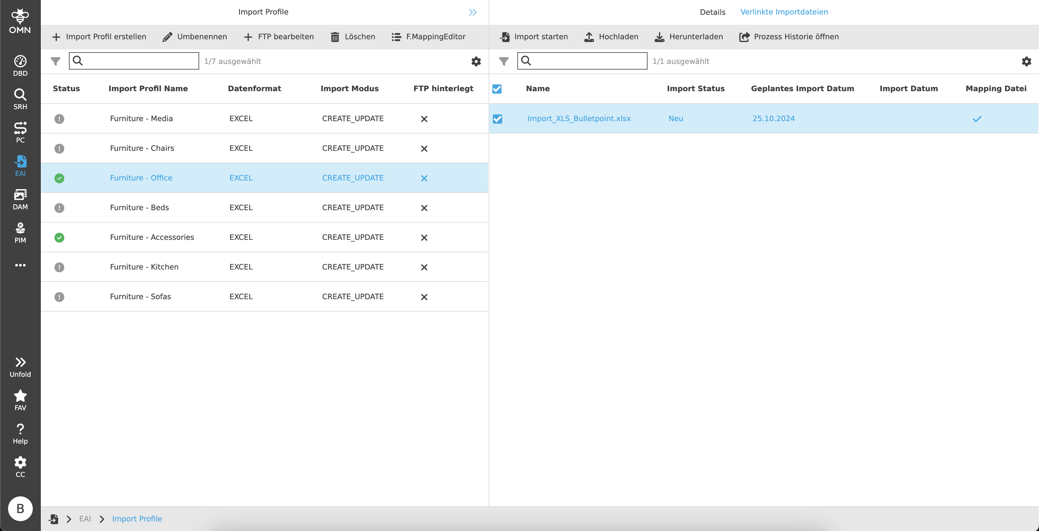 right view import files functions