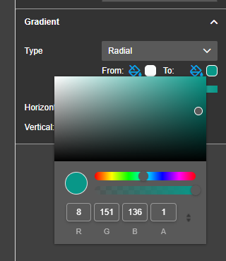 Image editor gradient color pickers-2