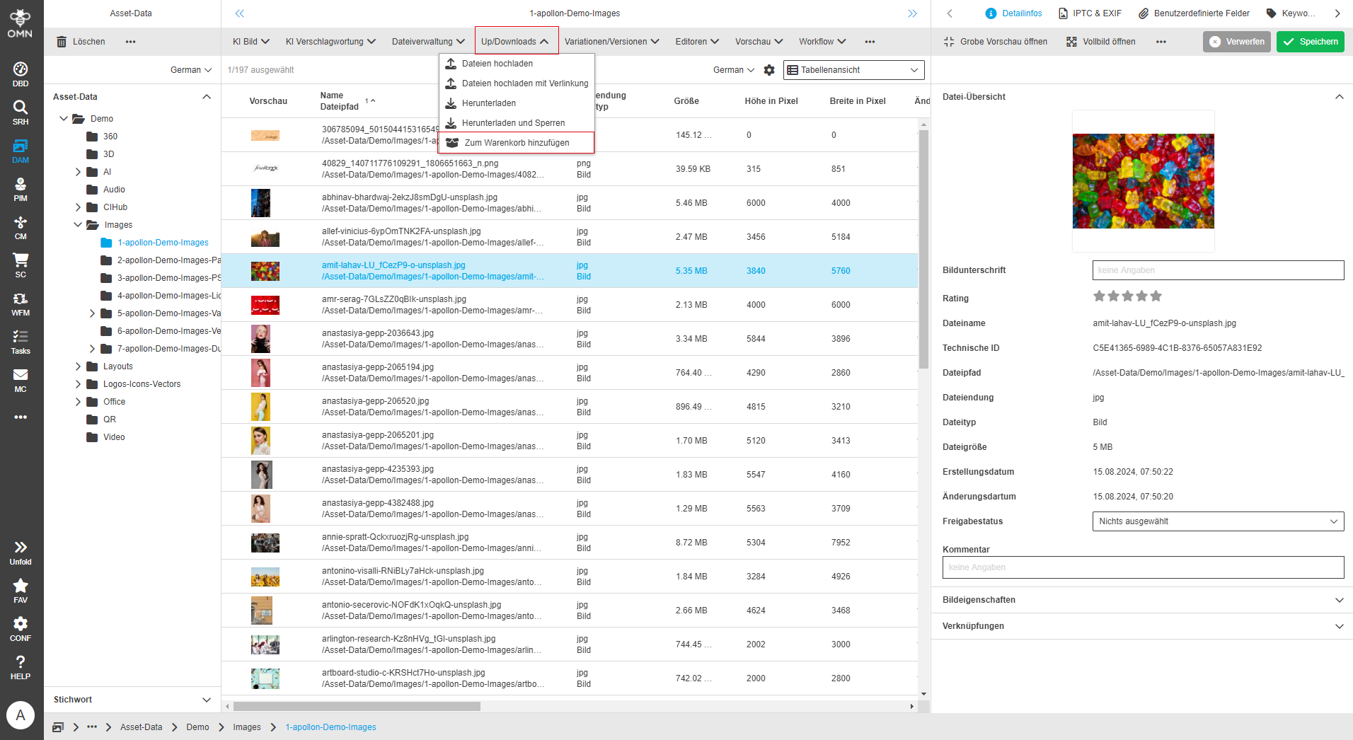 User Guide DAM addToShoppingCard