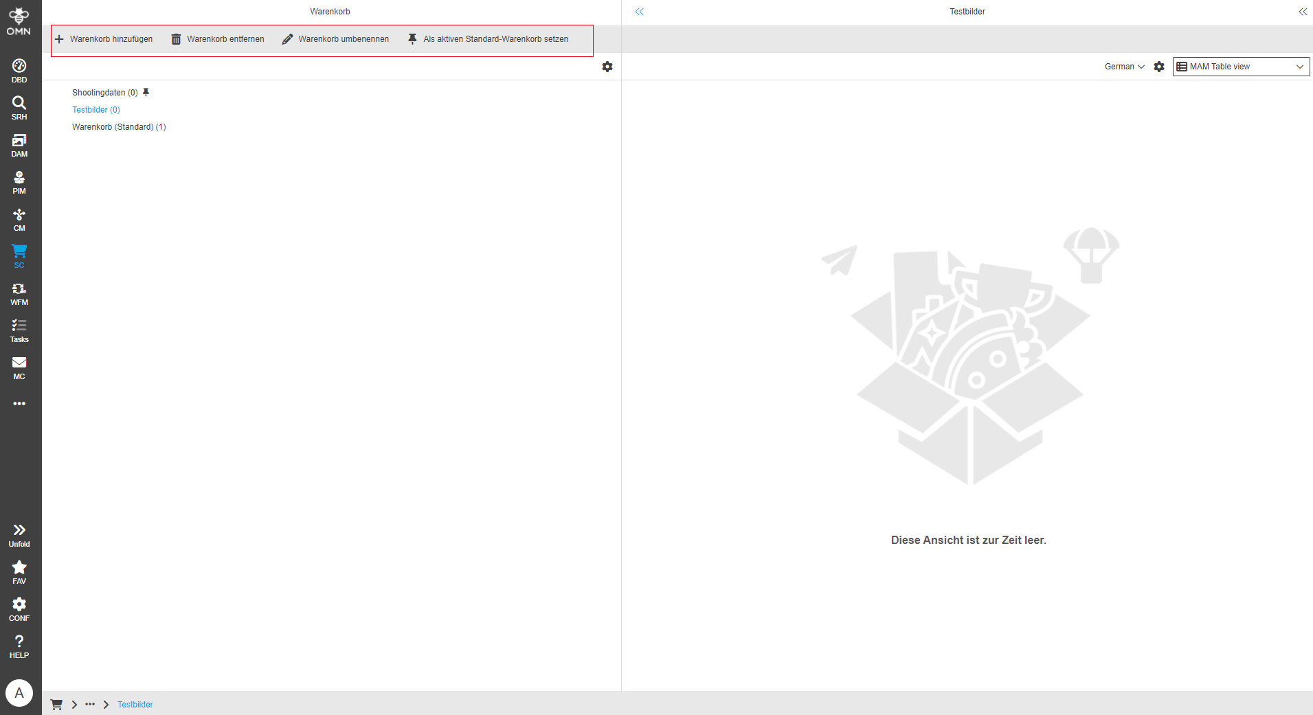User Guide DAM shoppingCardFunction