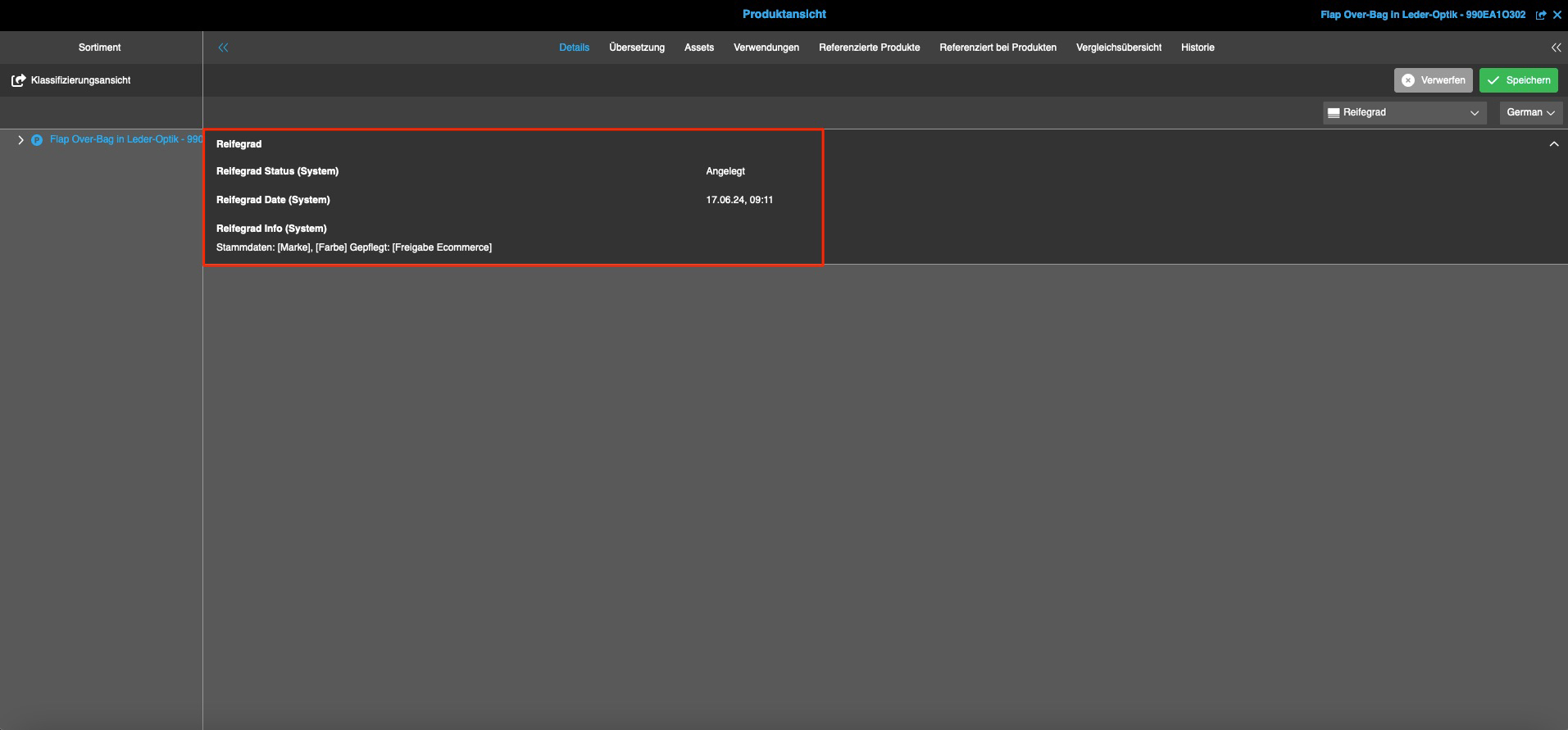 omn productview maturity