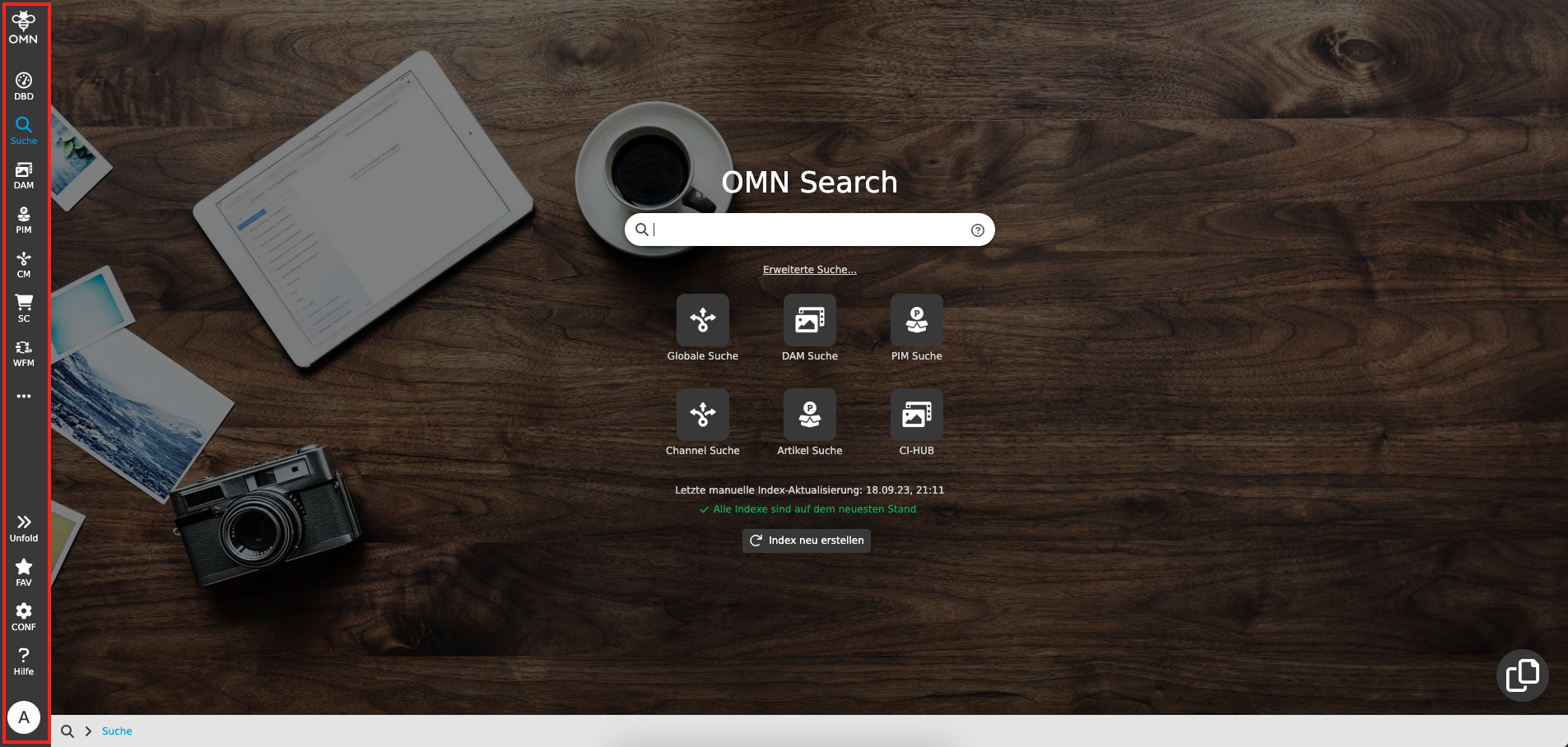 User Guide overview OMN sidebar