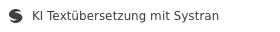User Guide KI Service systran
