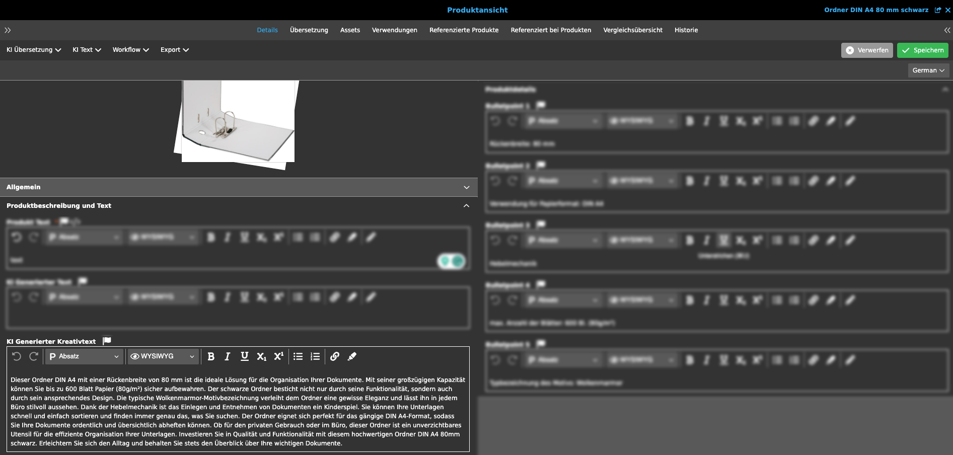 User Guide KI Services KI text neuro productview