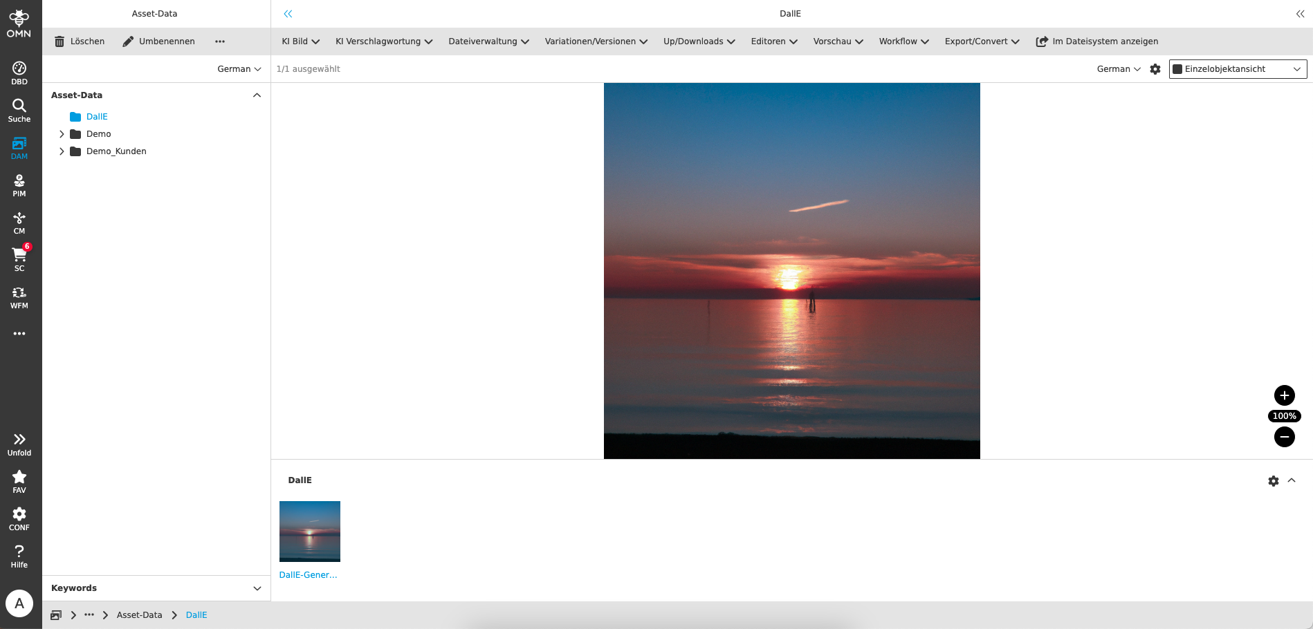 User Guide KI Services Dalle result