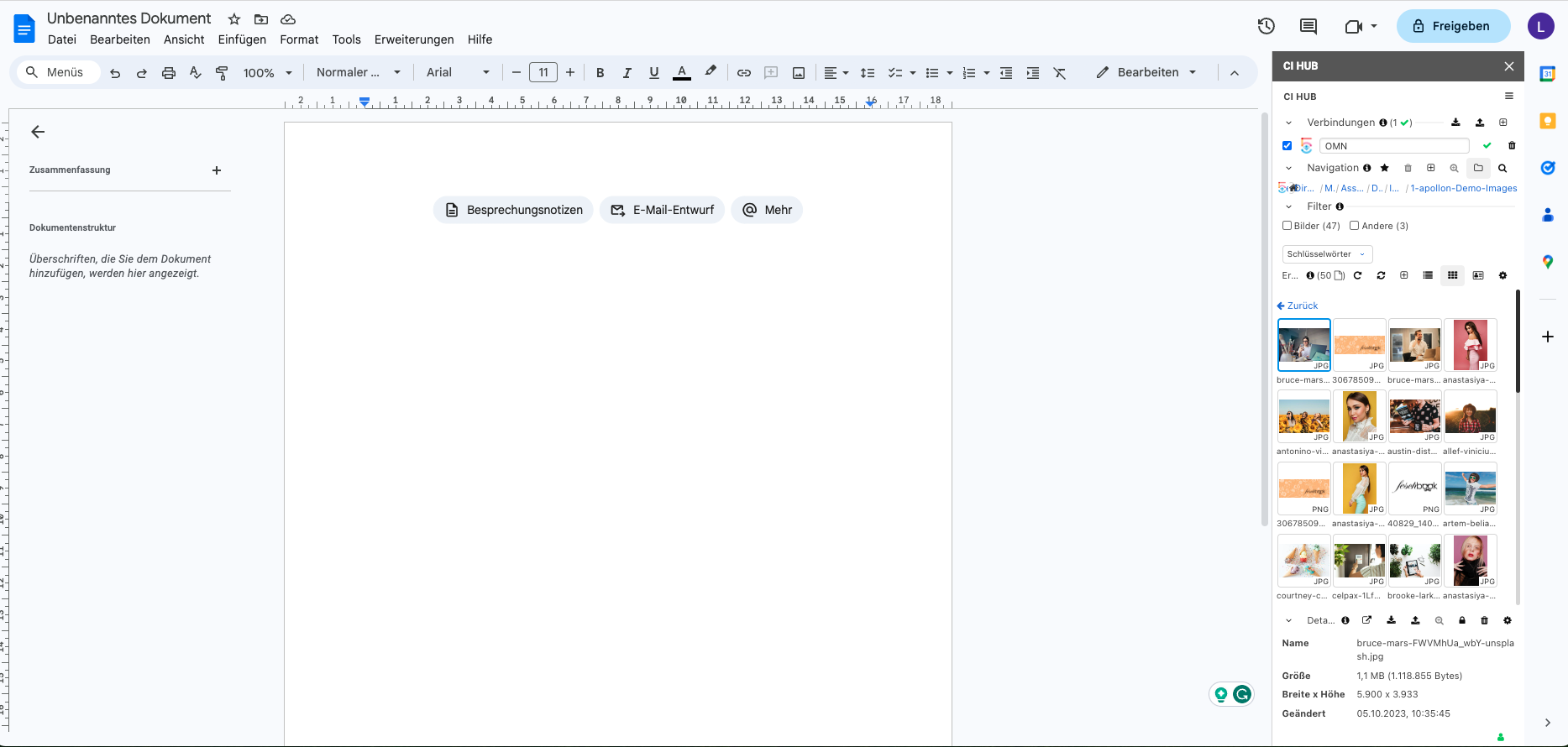 Back to Google Doc