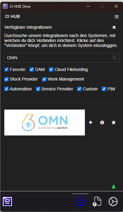 ci hub connections v6