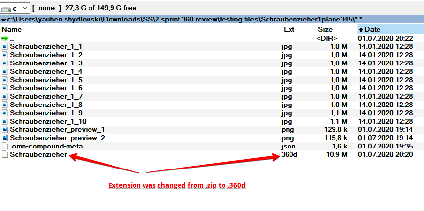 degree 360 3d extens