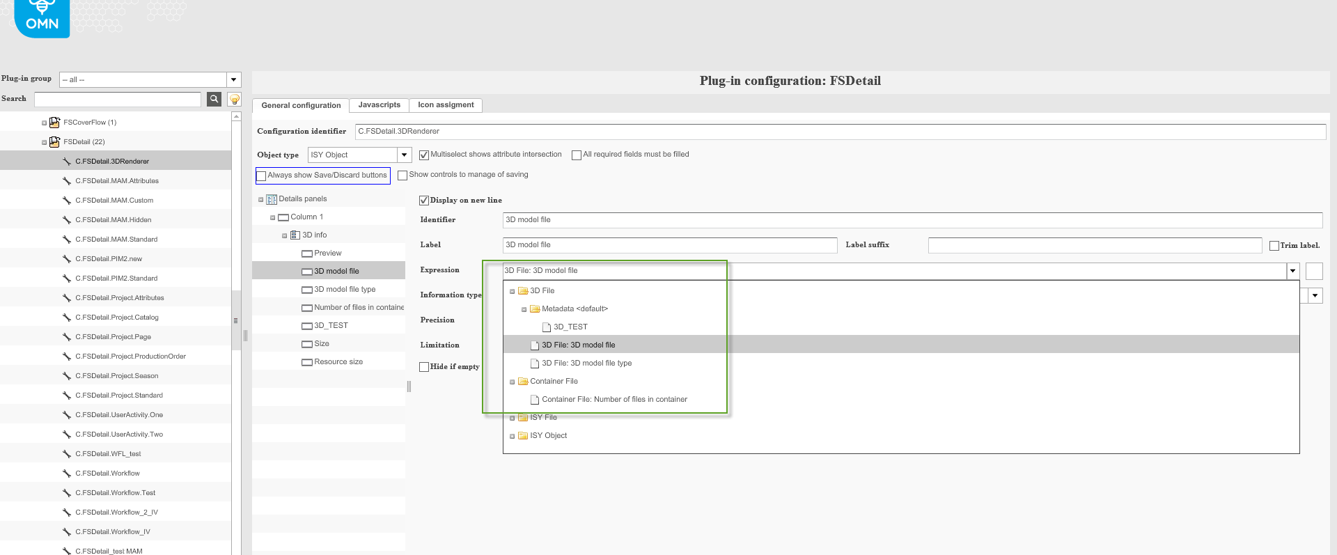 configuration FSDetail 2