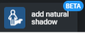 add natural shadow