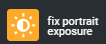 fix portrait exposure