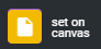 set on canvas