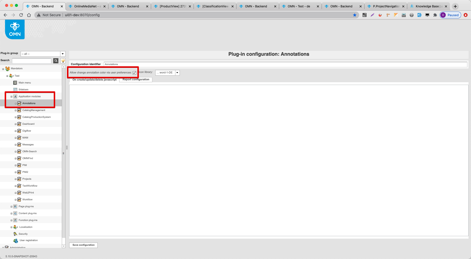 Allow color for annotation