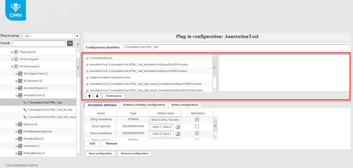 AnnotationTool functions