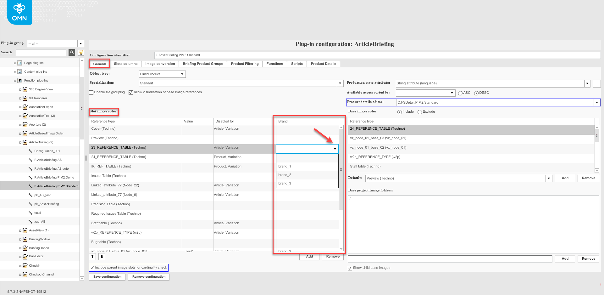 Configure values abbreviations