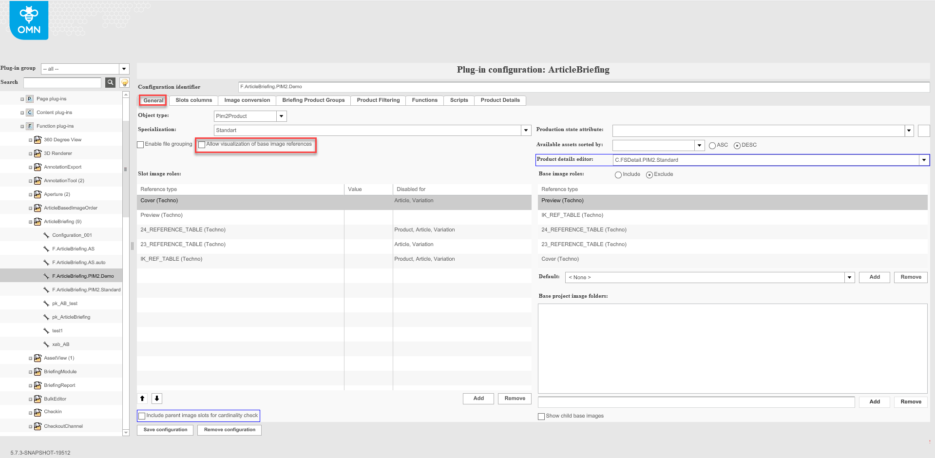 Allow visualization of base image references