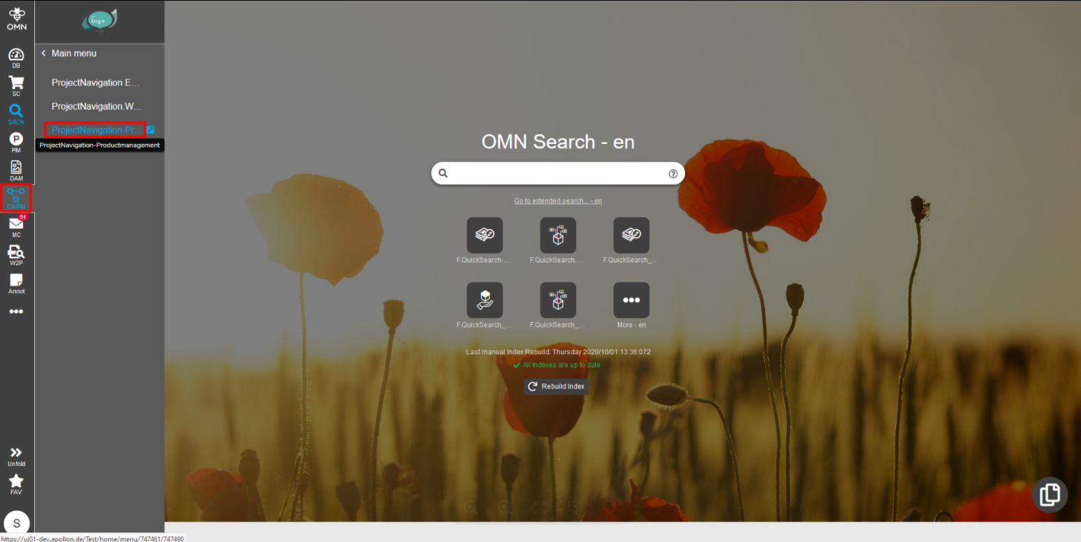 Client ProjectNavigation-Productmanagement