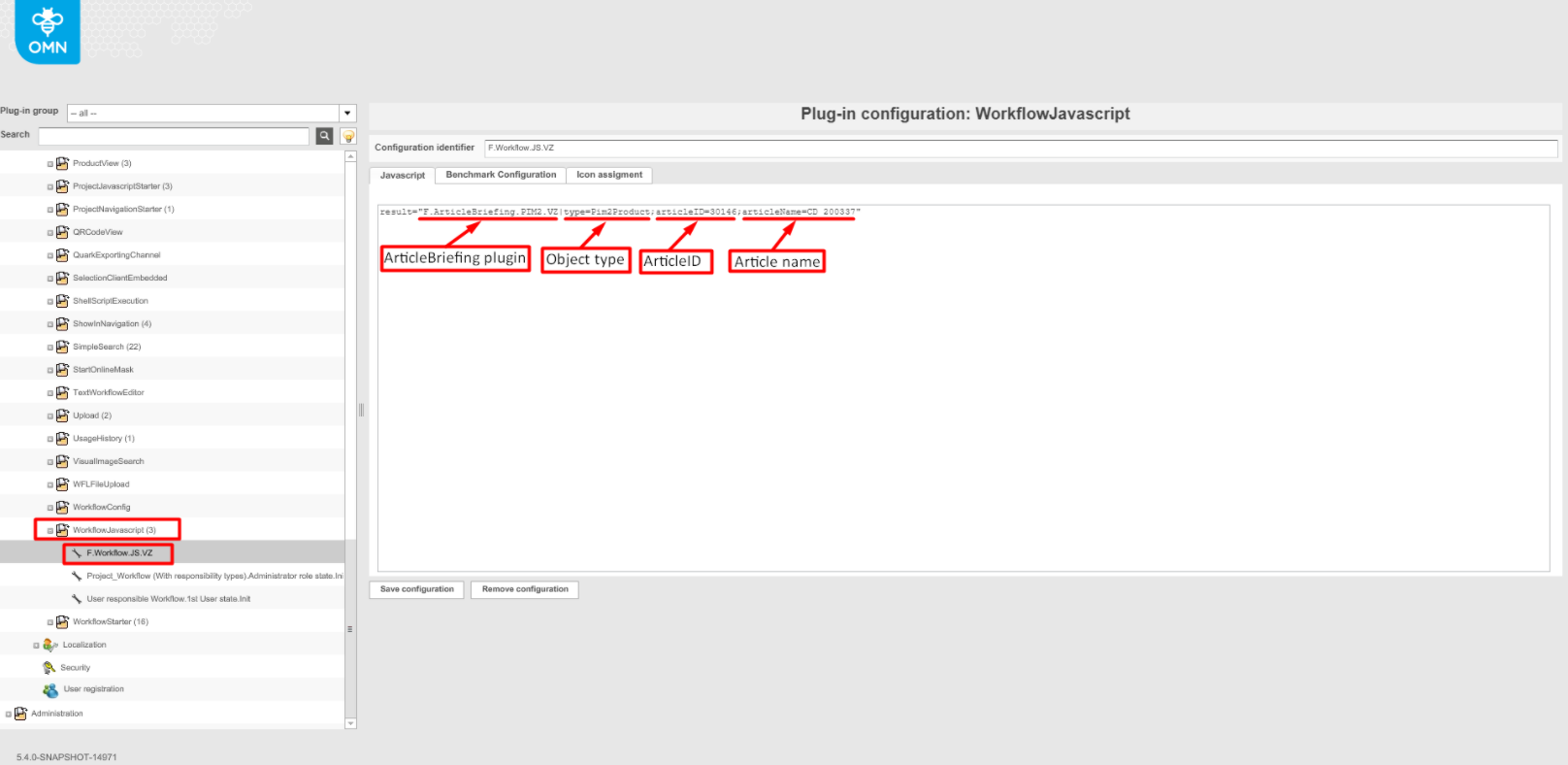 Script decpmposition