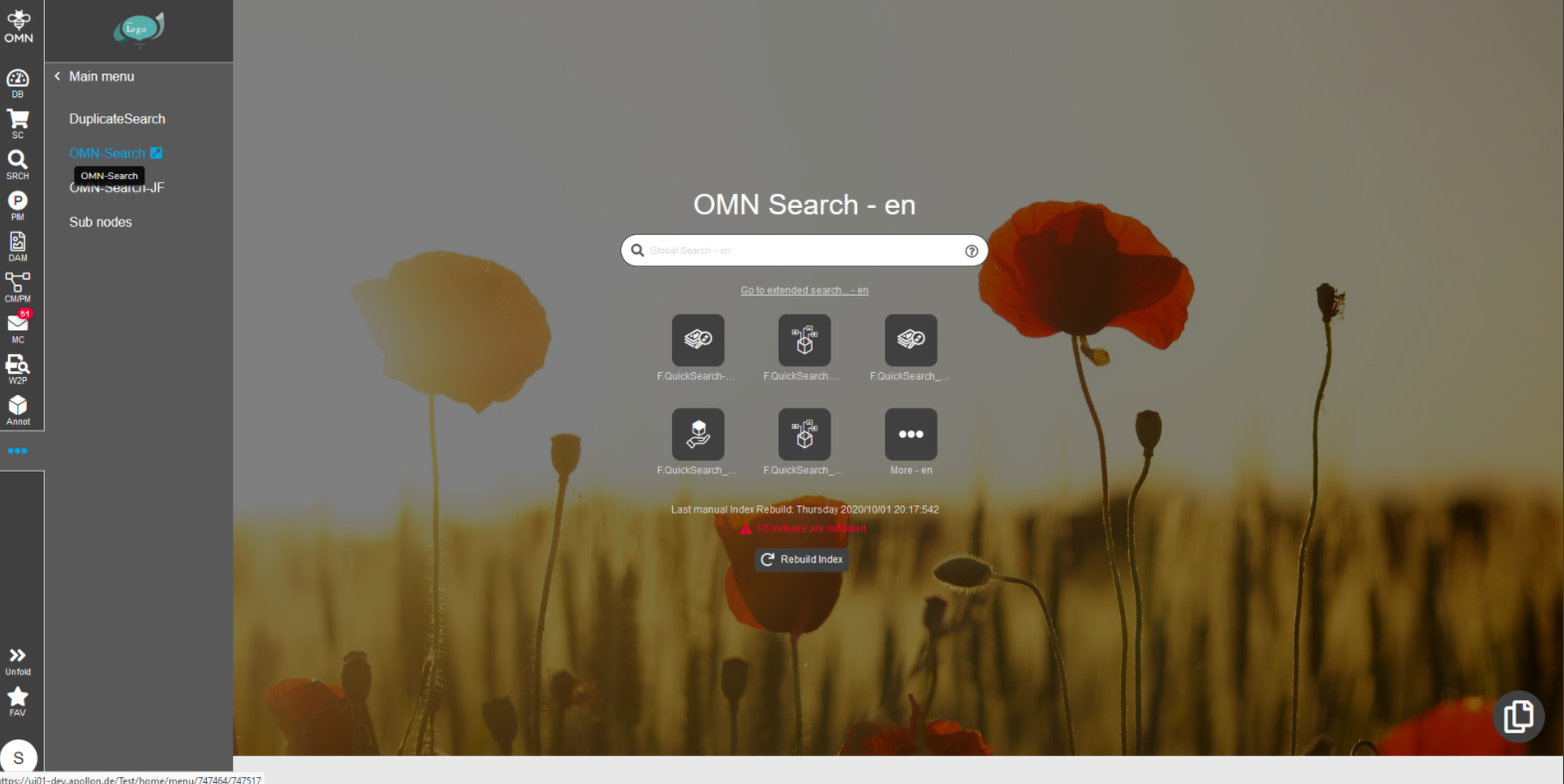 OMN-Search in client