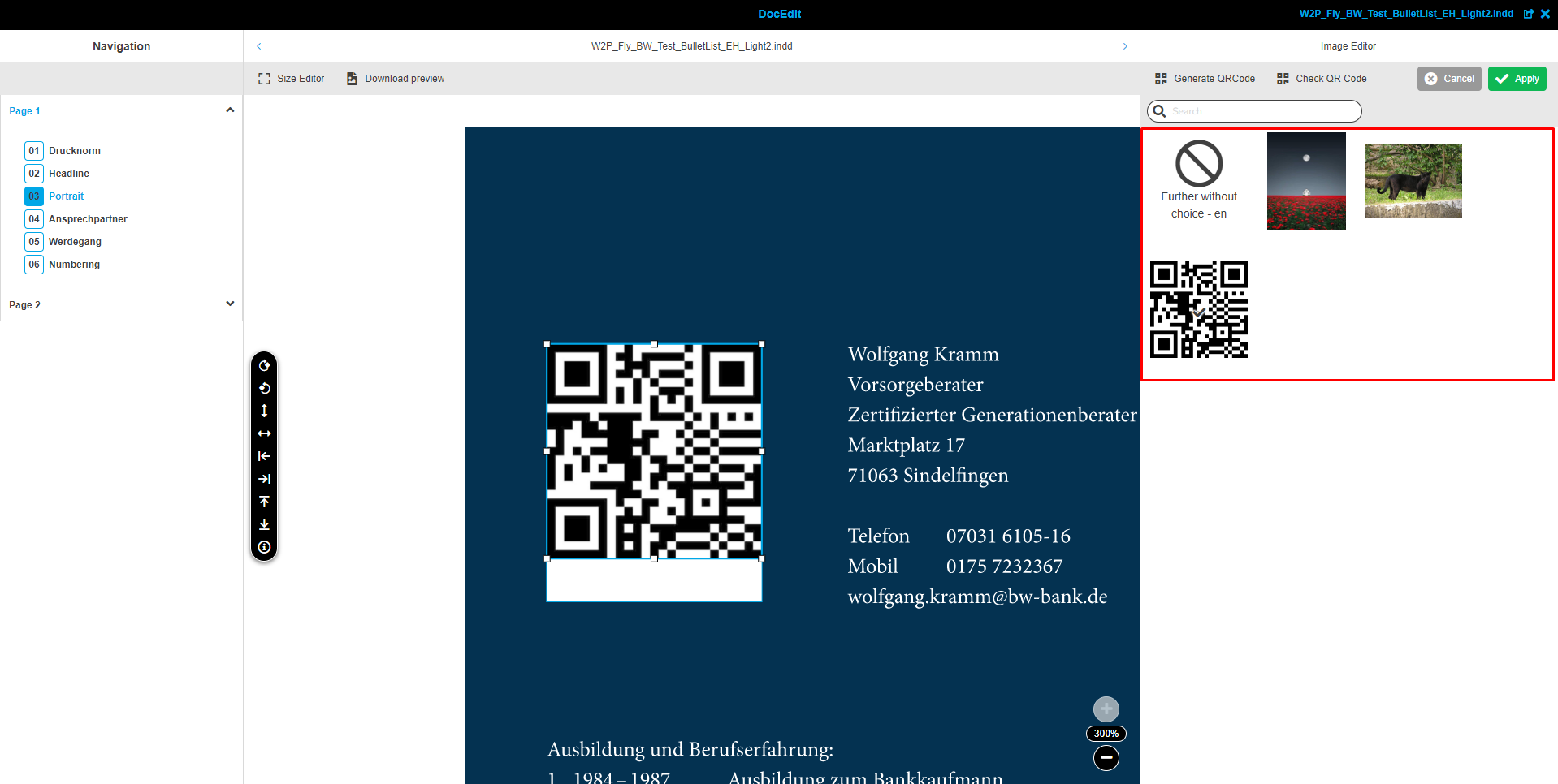 docedit files and folders