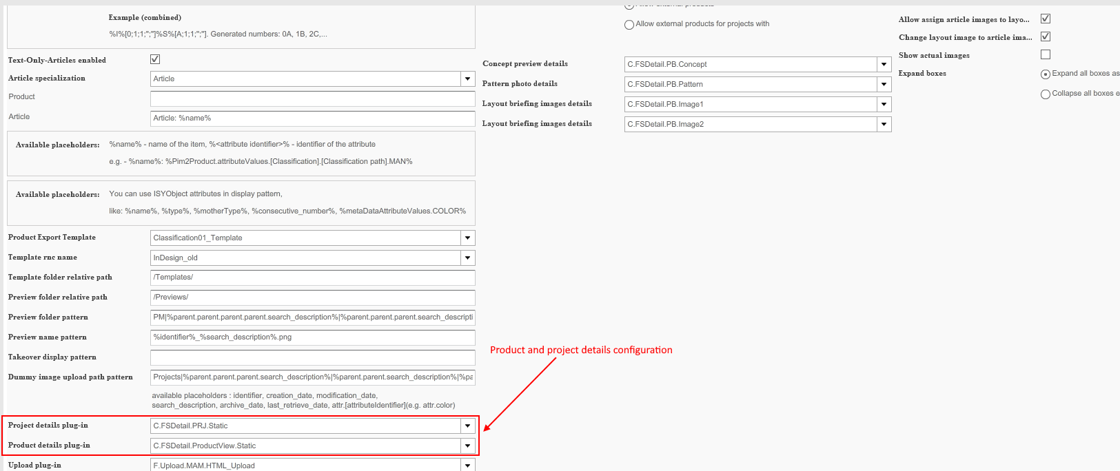 details proj prod plug