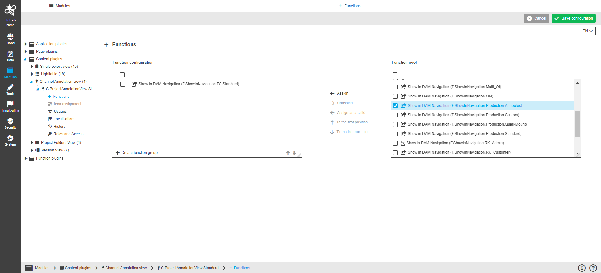 channelAnnotationView CC configuration functions