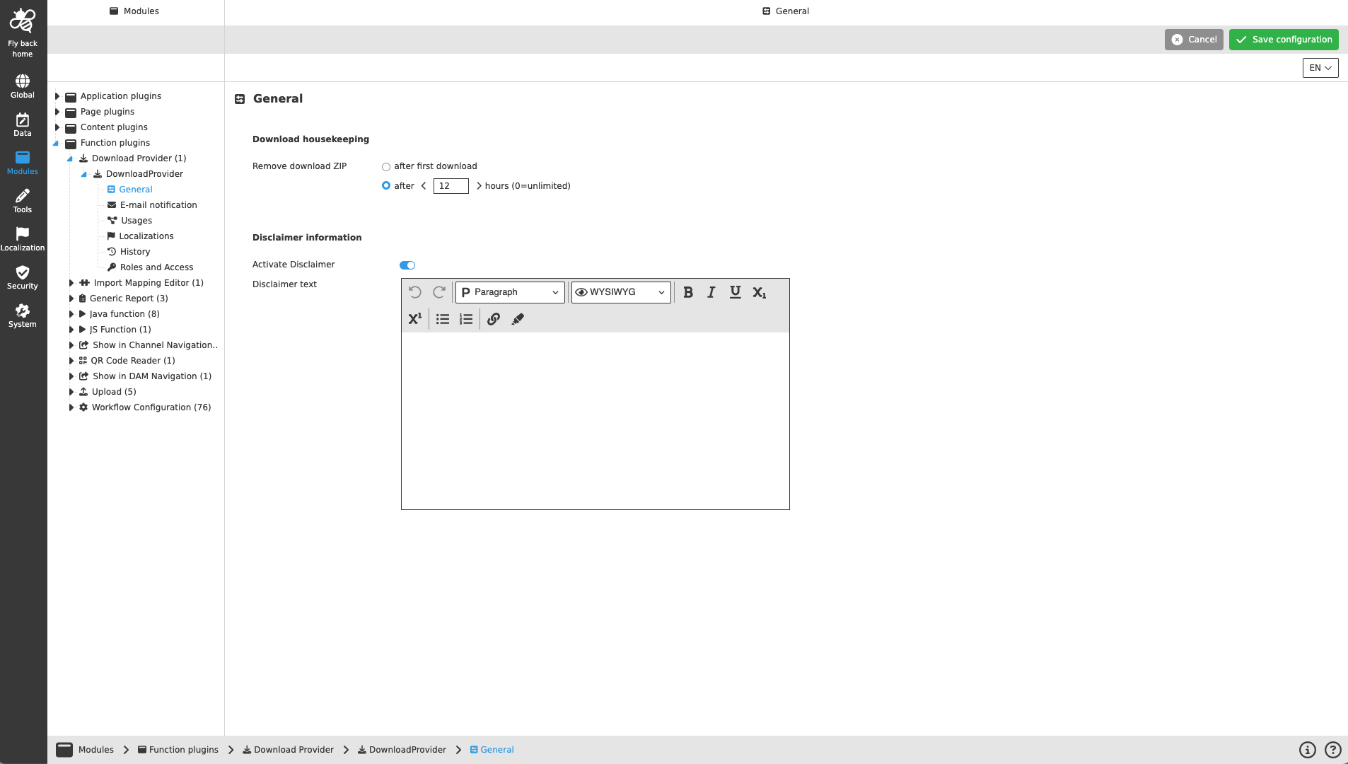 cc download provider general