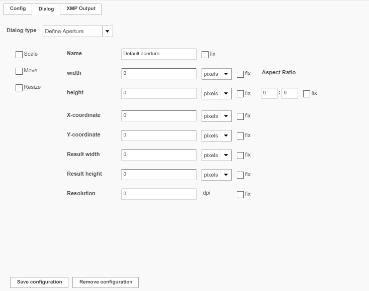 Download dialog define aperture