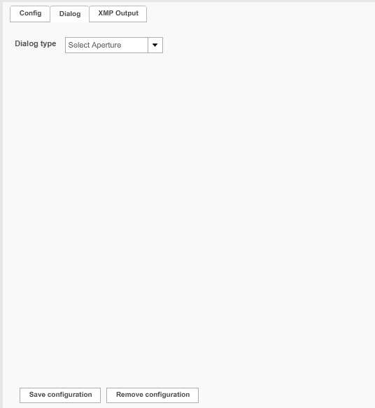 Download dialog select aperture