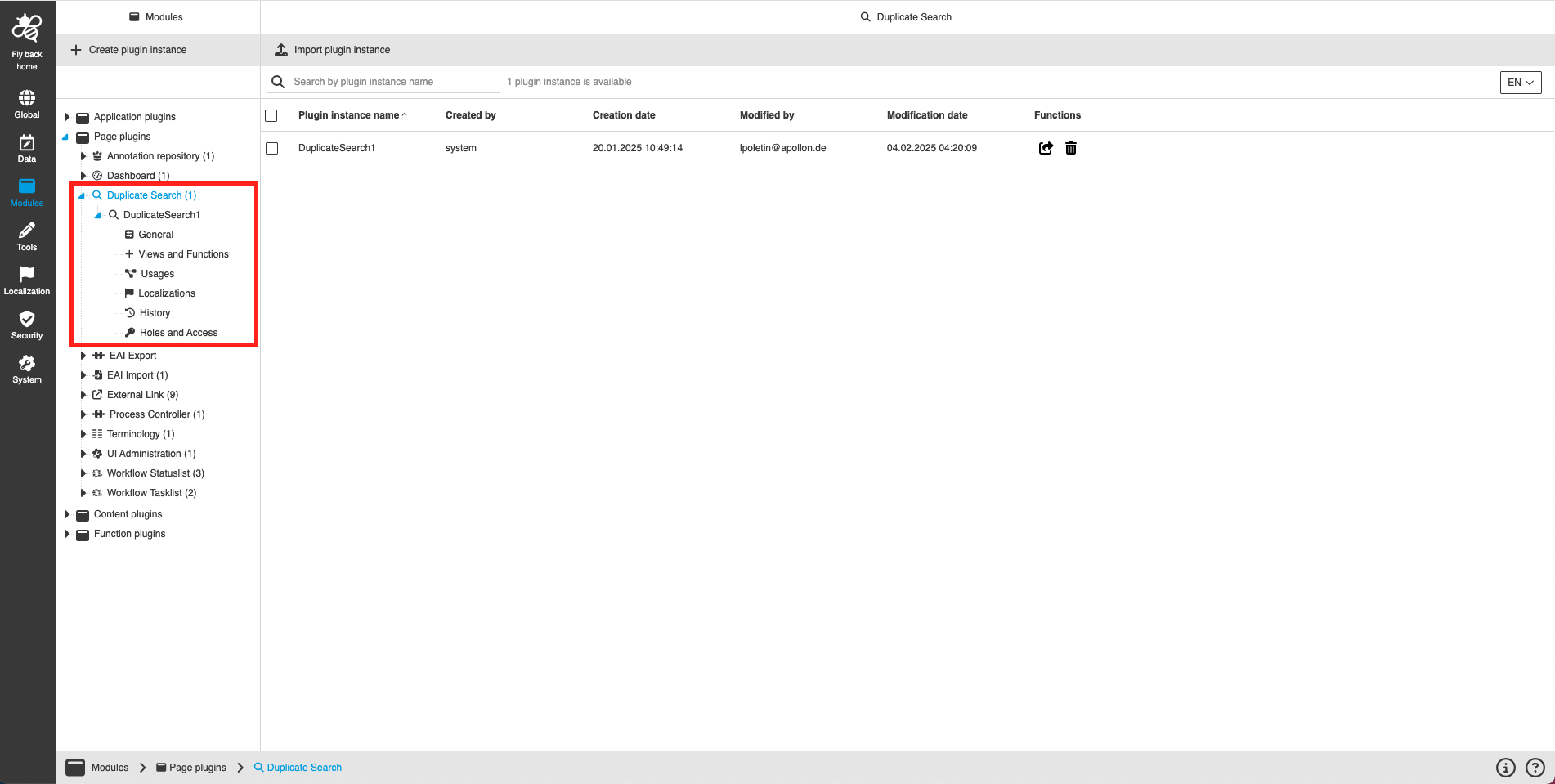 duplicate search new cc