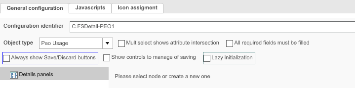 FSDetail adding PEOUsage configuration