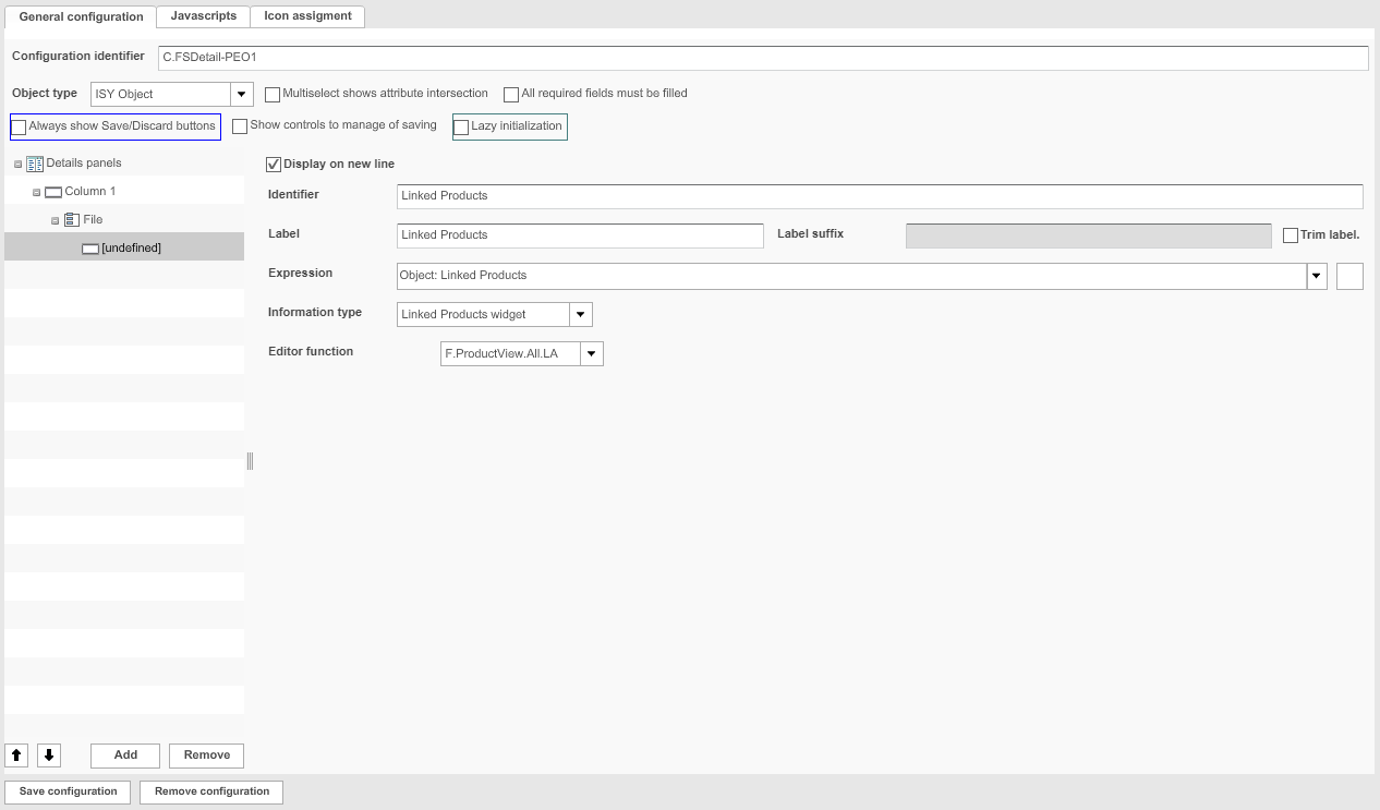 FSDetail adding row for linked products
