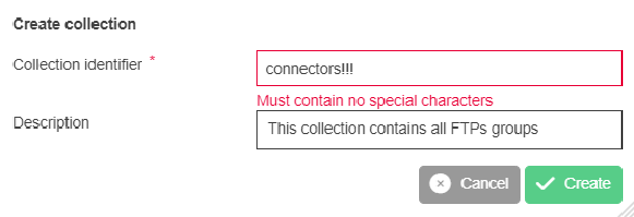create collection error2