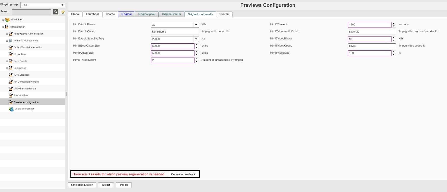 backend original preview regen