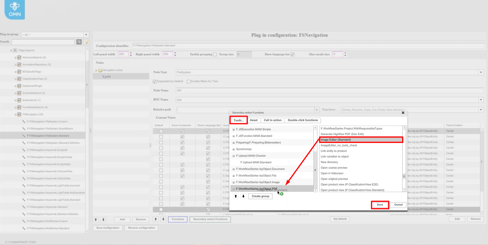 ImageEditor for page plugins drad and drop