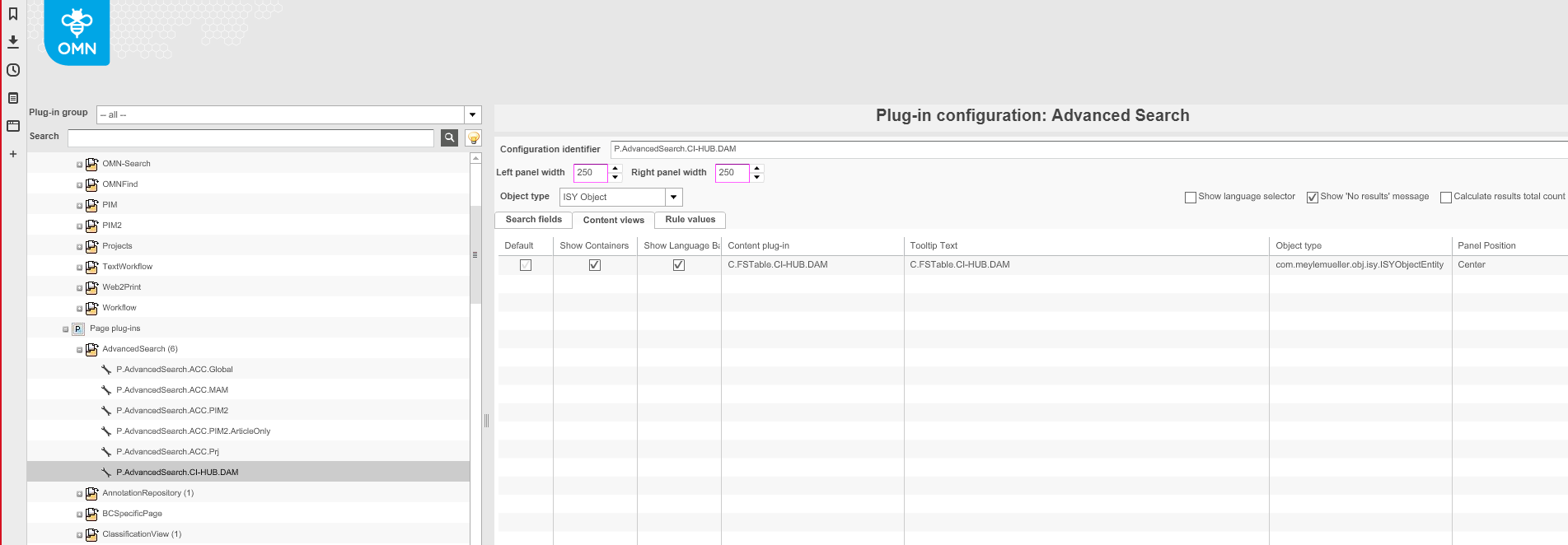 CI HUB Advanced Search