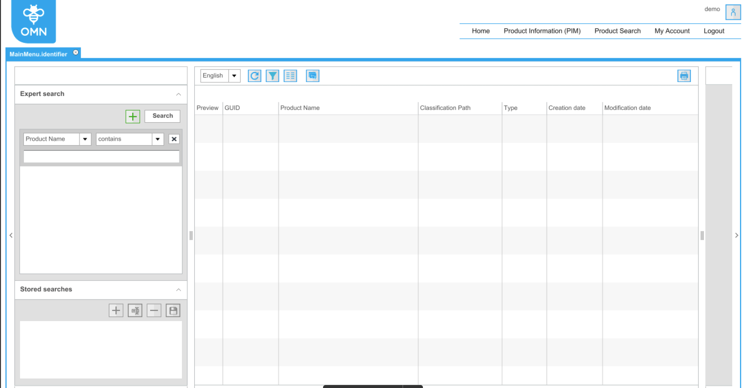 Mandator deeplink search