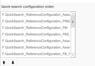 Mandator quick search