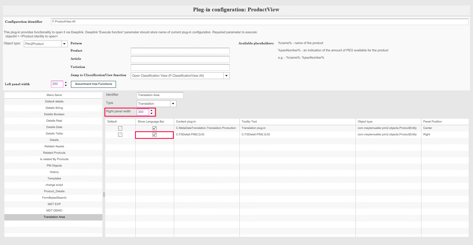 F FSDetailWidthAndLanguage