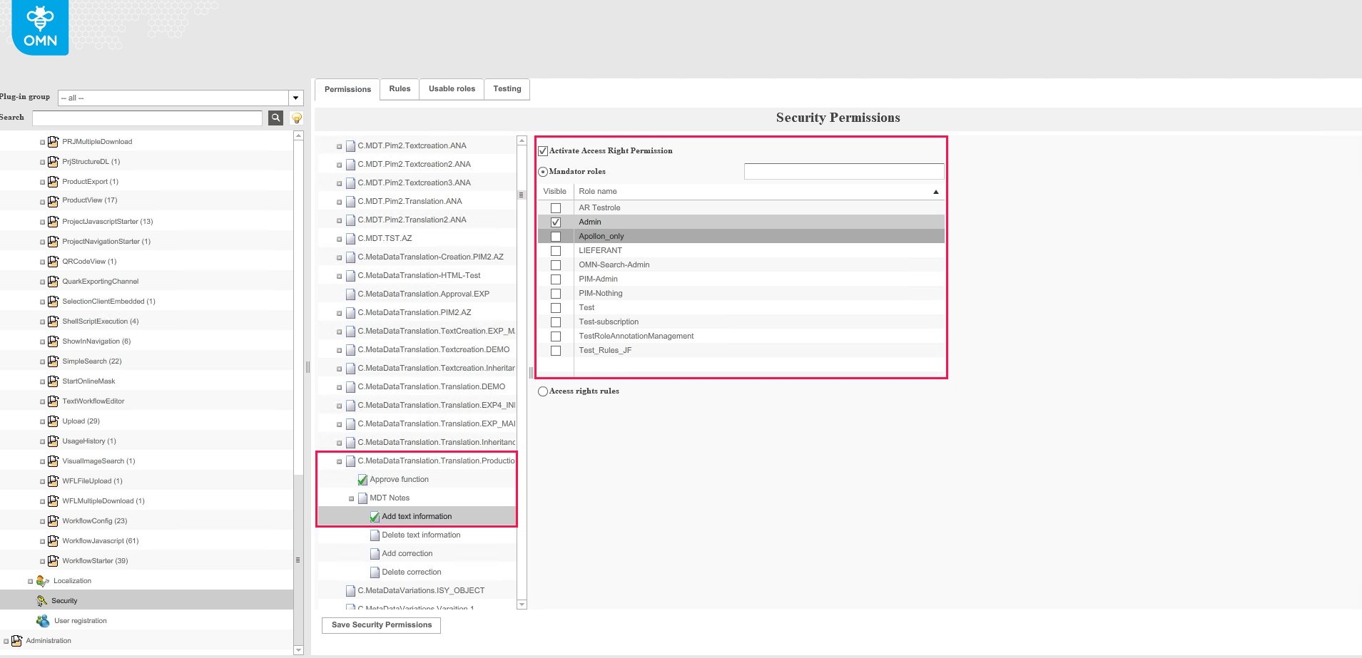 F Security AddTextInformation