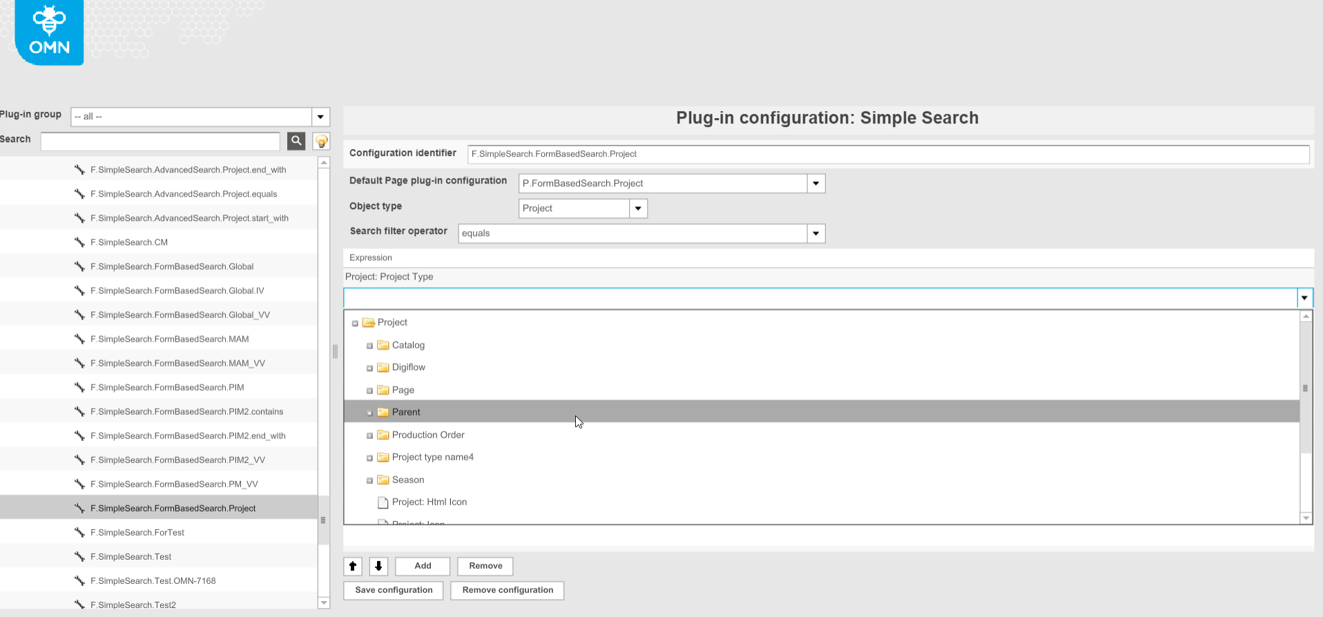 SimpleSearch - FBS- expressions