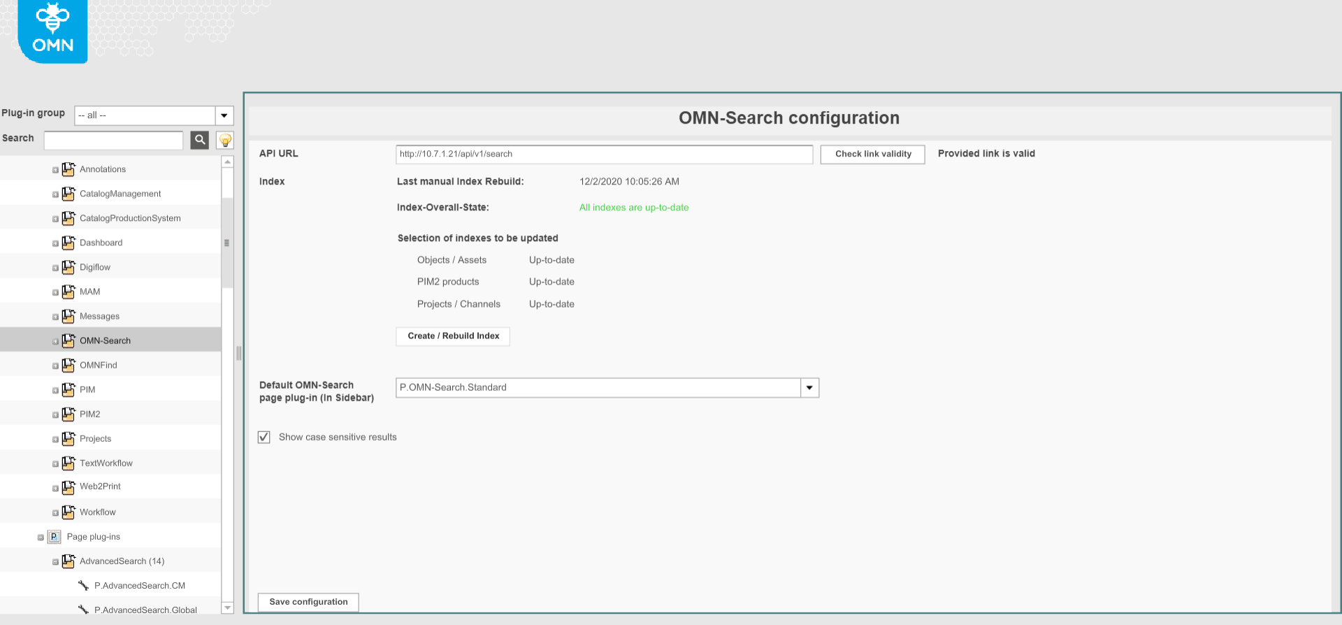 OMN-Search application plugin